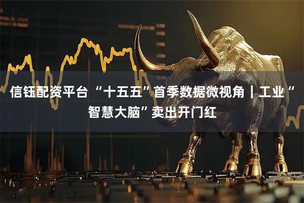 信钰配资平台 “十五五”首季数据微视角｜工业“智慧大脑”卖出开门红